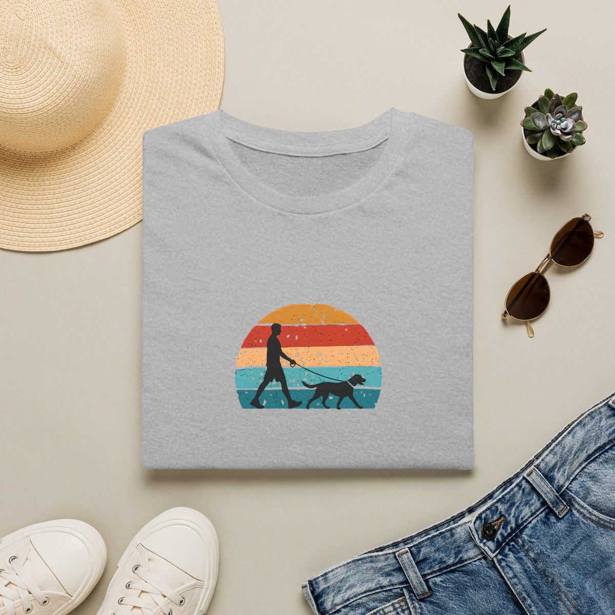 Walkies...Wherever the Dog Decides –  Supersoft Unisex T-Shirt