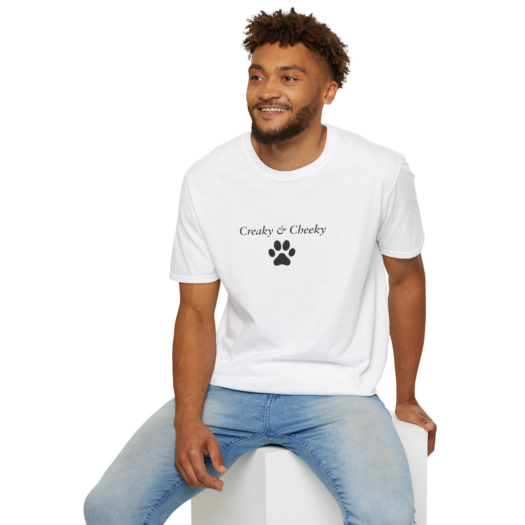 Adopted & Adored – Creaky & Cheeky –  Supersoft Unisex T-Shirt