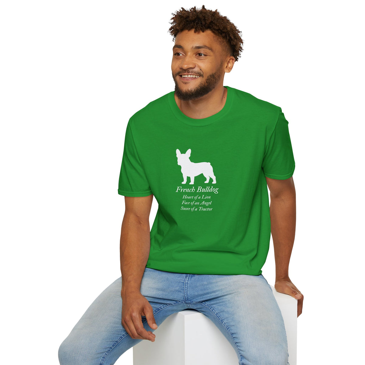 Heart of a Lion - French Bulldog – Supersoft Unisex T-Shirt