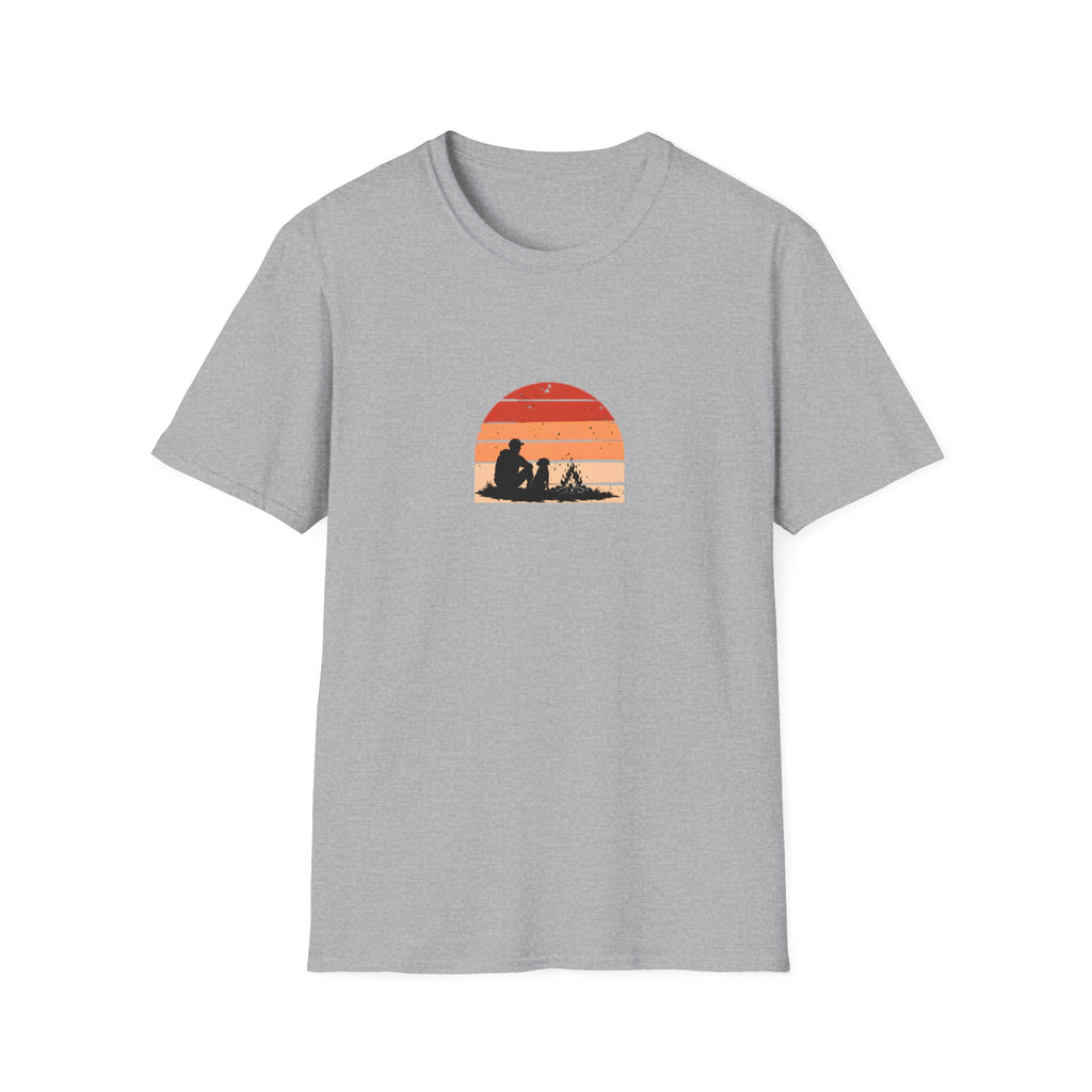 Campfire, Dog & Absolutely Nowhere Else to Be –  Supersoft Unisex T-Shirt