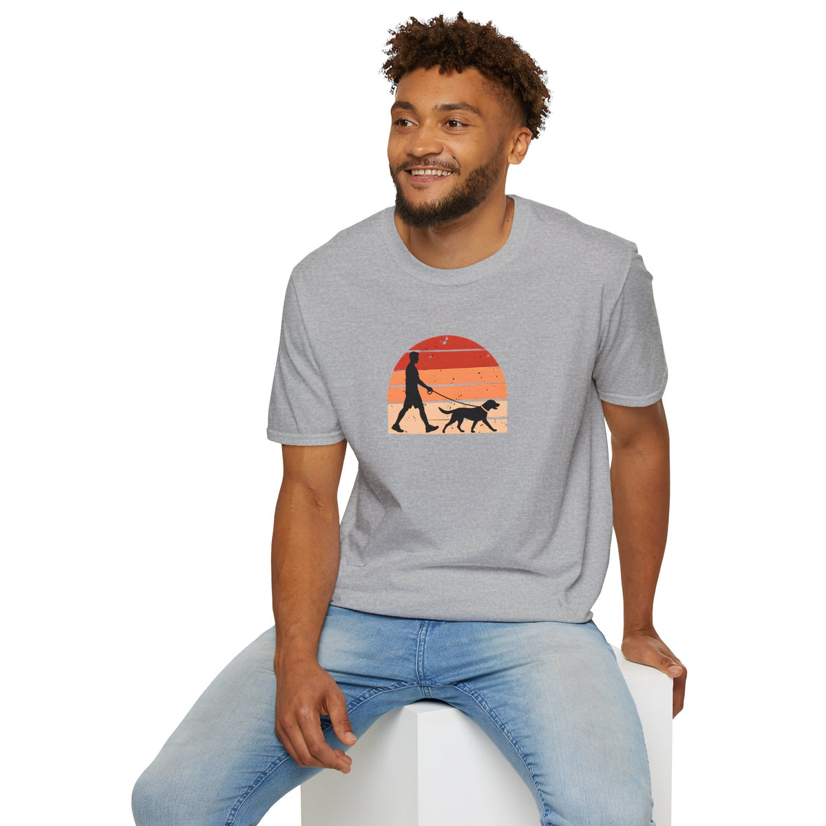Walkies...Dog in Charge–  Supersoft Unisex T-Shirt