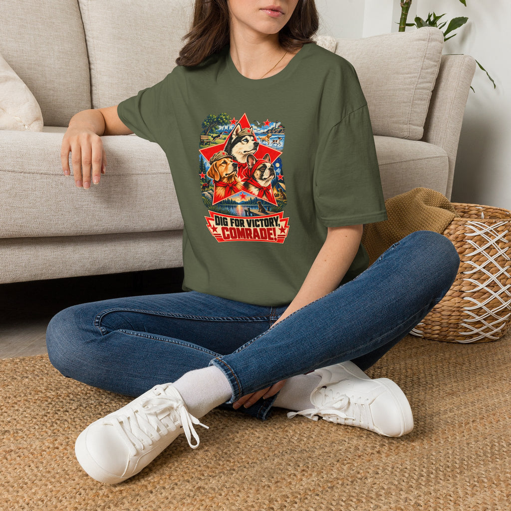 Dig for Victory, Comrade! – The Great Canine Revolution - Supersoft Unisex T-shirt