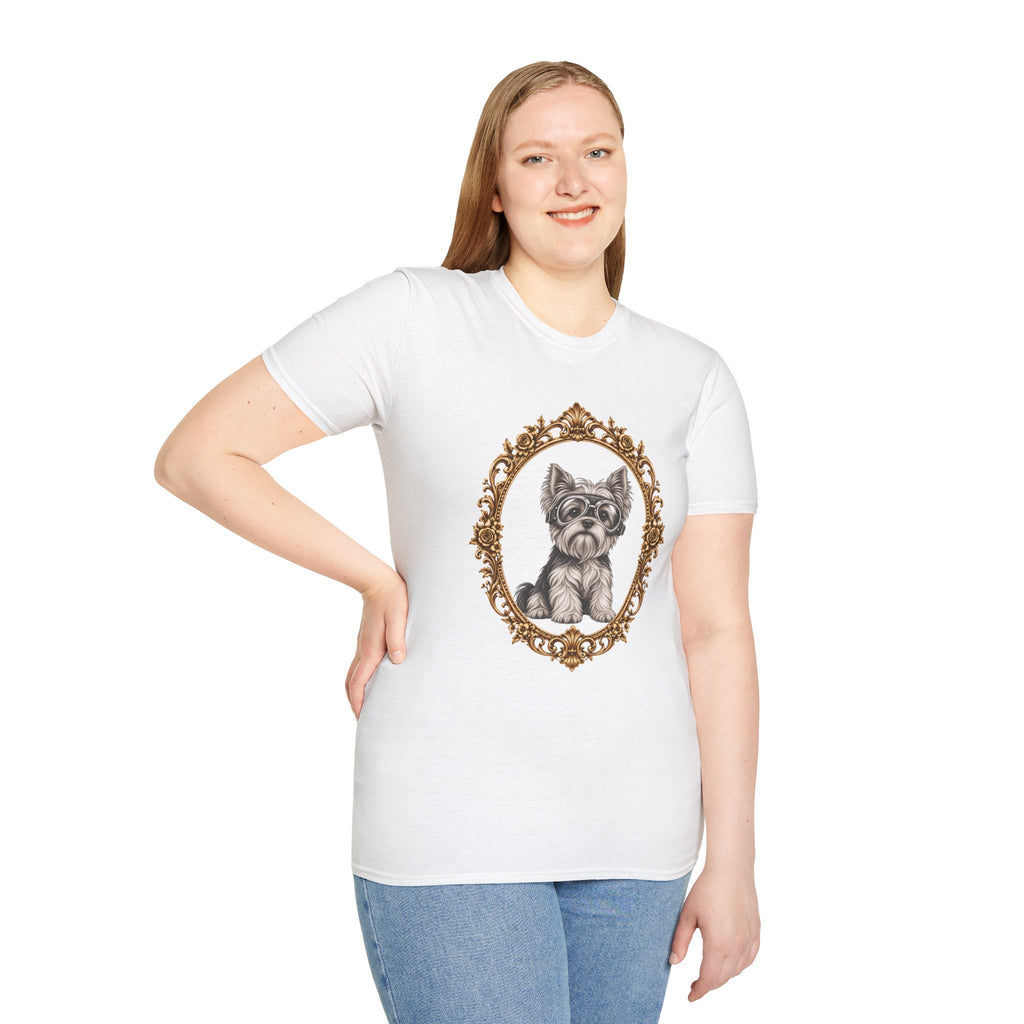 The Flying Yorkie – Yorkshire Terrier - Supersoft Unisex T-shirt