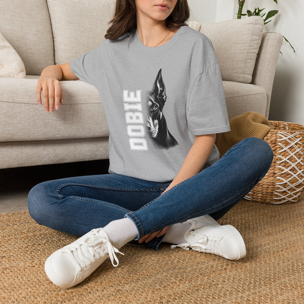 Doberman On Duty - Supersoft Unisex T-shirt