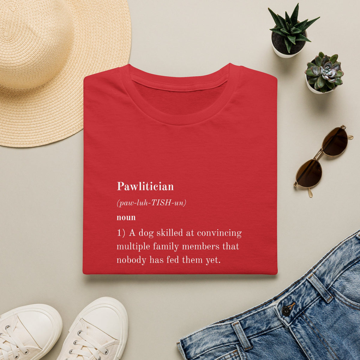 Dictionary of Dog - Pawlitician -  Supersoft Unisex T-Shirt