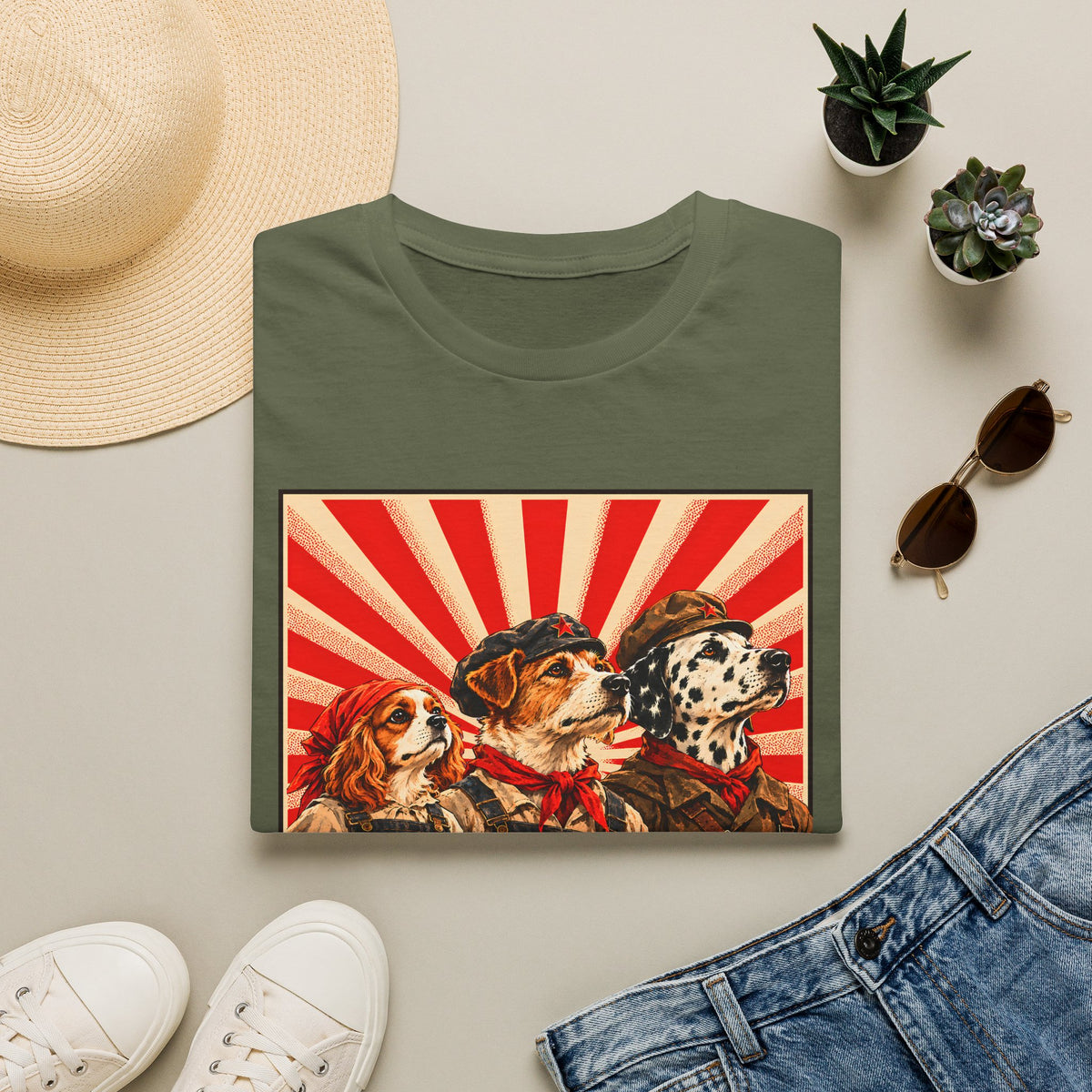 Bark Harder, Comrade! – The Canine Revolution - Supersoft Unisex T-shirt