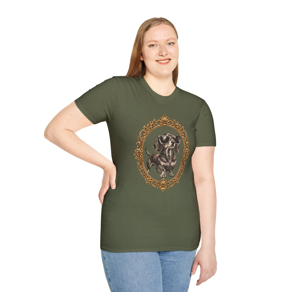 The Duke of Cool – Dachshund - Supersoft Unisex T-shirt