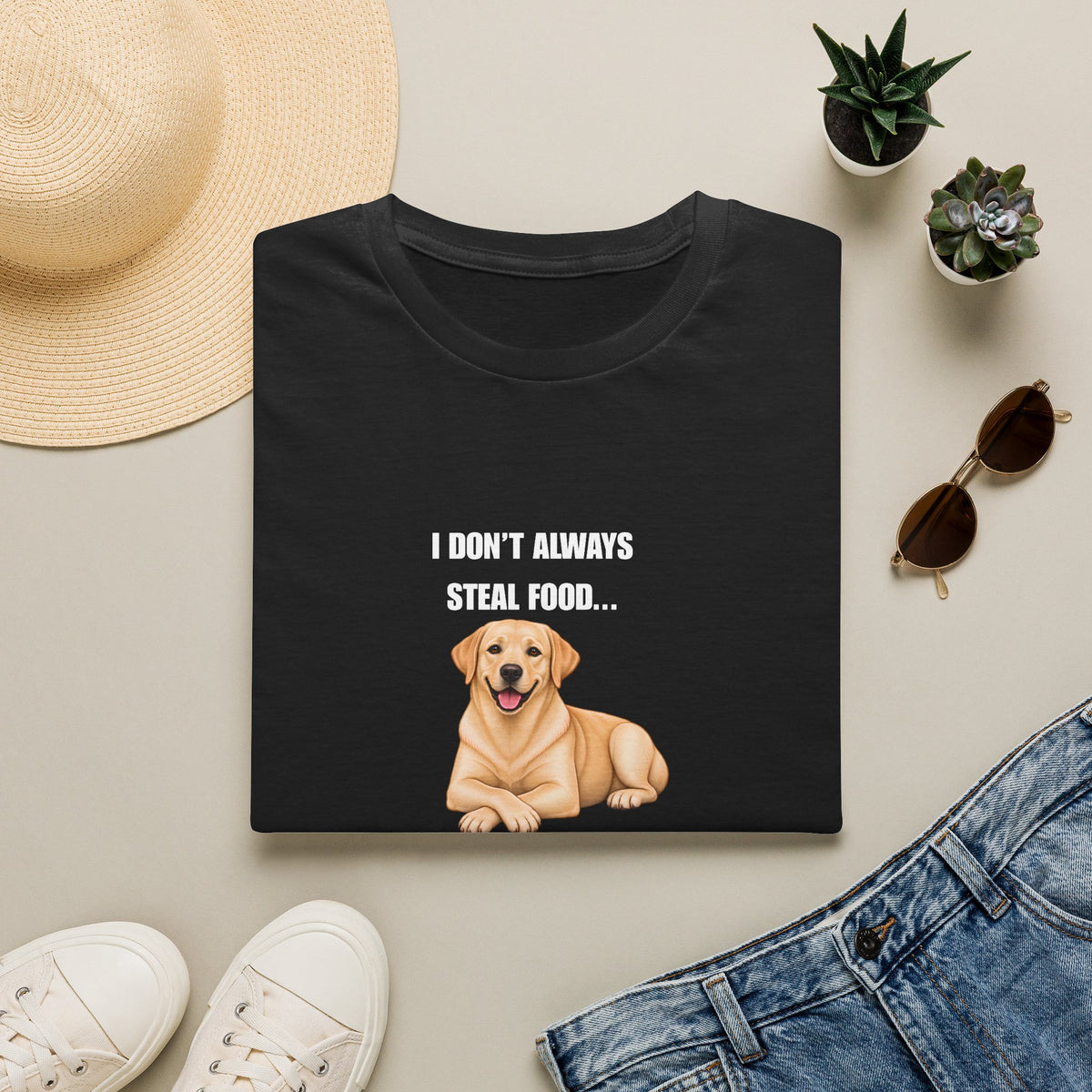 I Don’t Always Steal Food...But When I Do, I Regret Nothing - Labrador Supersoft Unisex T-Shirt
