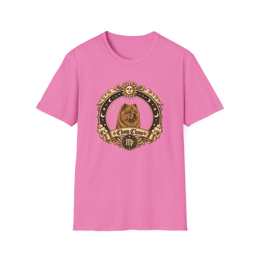 Zodiac Virgo Chow Chow - Dog Horoscope Star Sign - Supersoft Unisex T-shirt