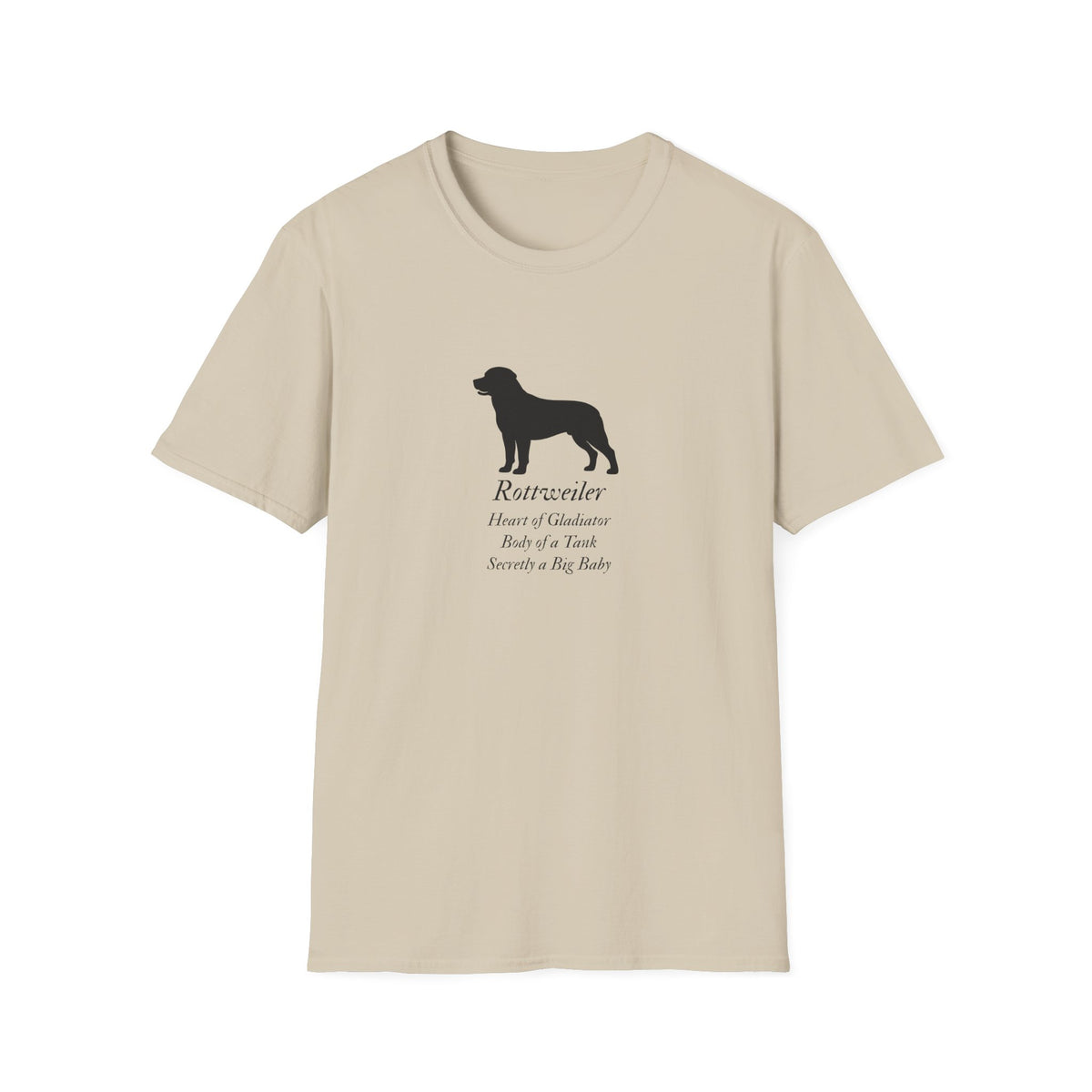 Heart of a Lion - Rottweiler – Supersoft Unisex T-Shirt