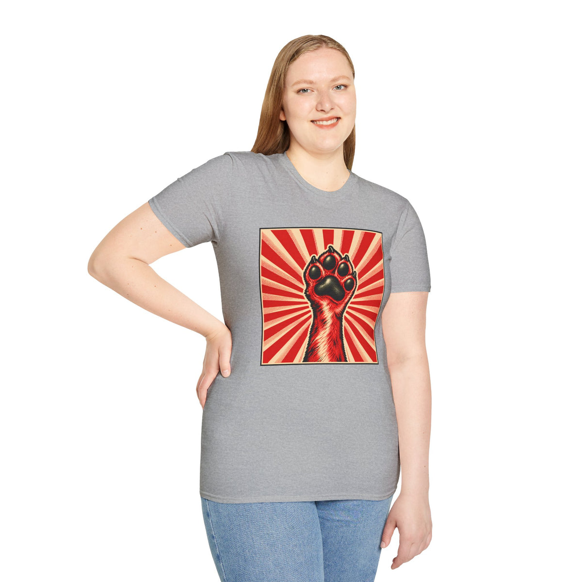 Power to the Paws! – The Canine Revolution - Supersoft Unisex T-shirt