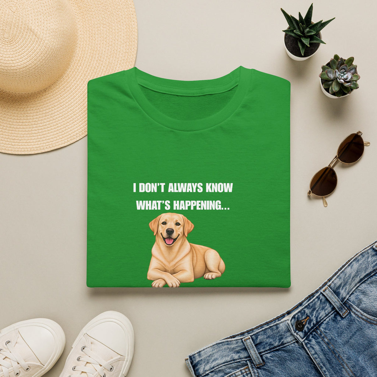 I Don’t Always Know What’s Happening...But When I Do, I’m Still Confused - Labrador Supersoft Unisex T-Shirt