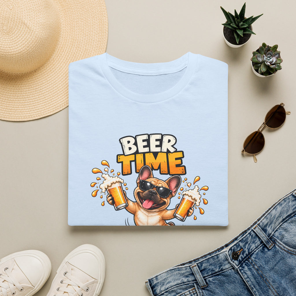 Beer Time, Madafakas! – French Bulldog - Supersoft Unisex T-shirt