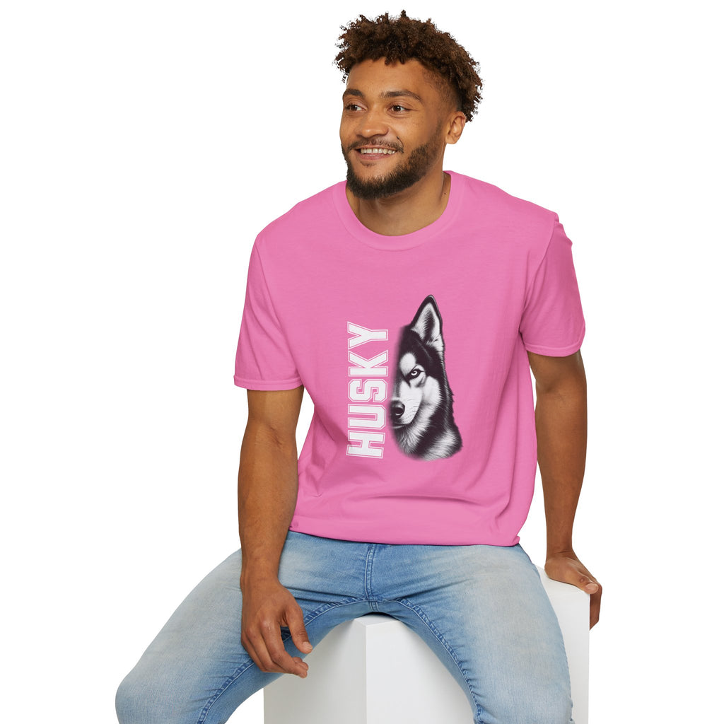 Siberian Husky On Duty - Supersoft Unisex T-shirt