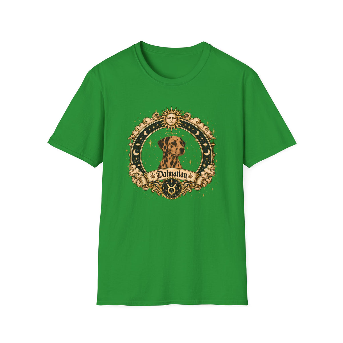 Zodiac Taurus Dalmatian - Dog Horoscope Star Sign - Supersoft Unisex T-shirt