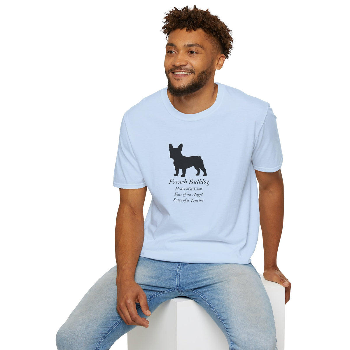 Heart of a Lion - French Bulldog – Supersoft Unisex T-Shirt