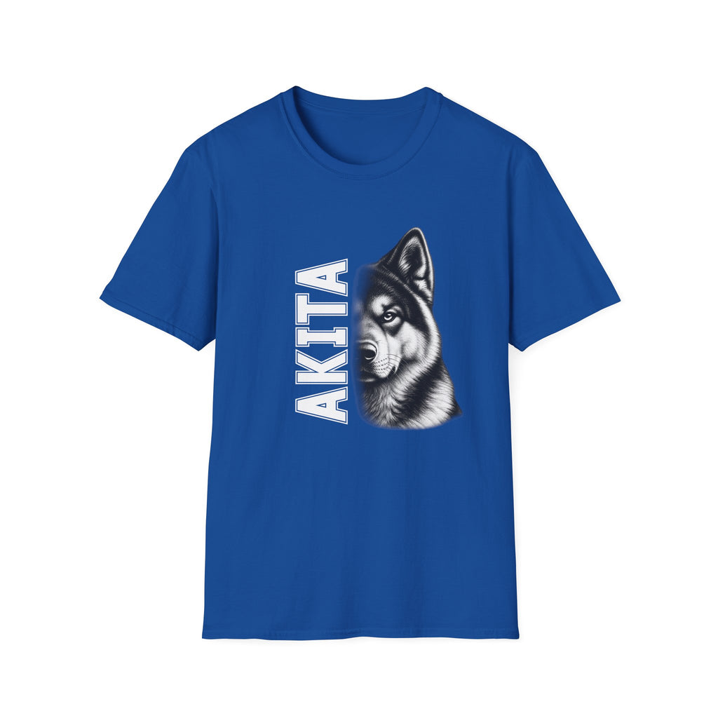 Akita On Duty - Supersoft Unisex T-shirt