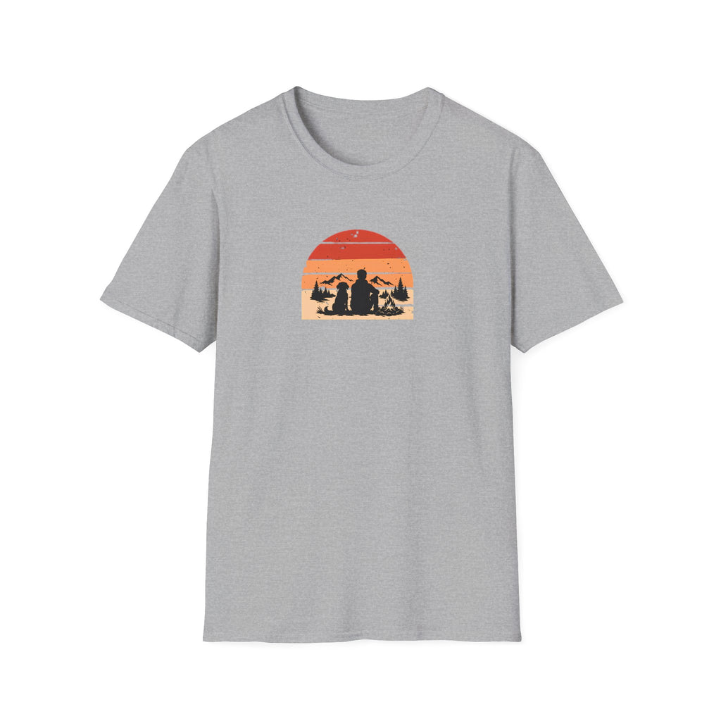 Campfires, Mountains & My Best Friend –  Supersoft Unisex T-Shirt