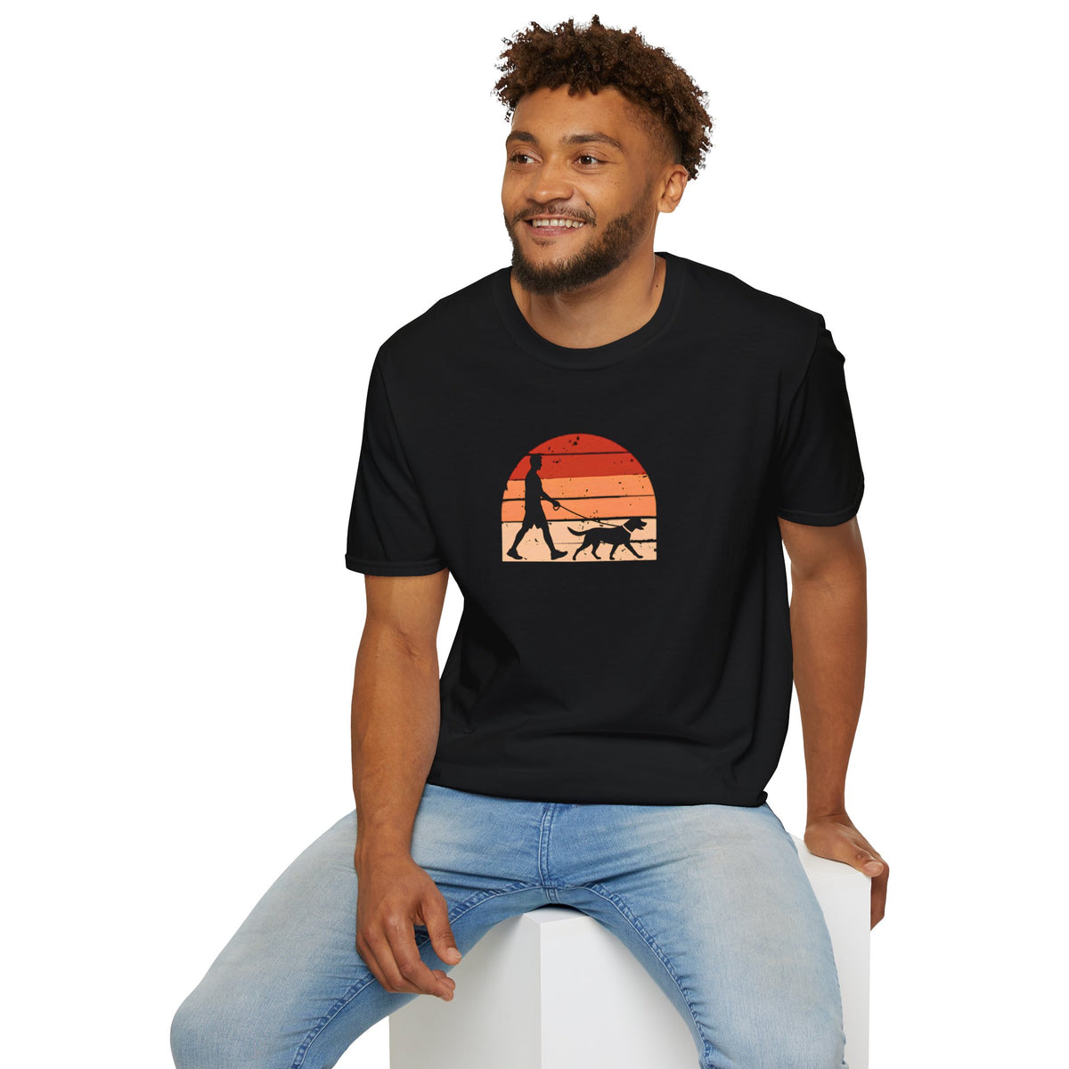 Walkies...Dog in Charge–  Supersoft Unisex T-Shirt