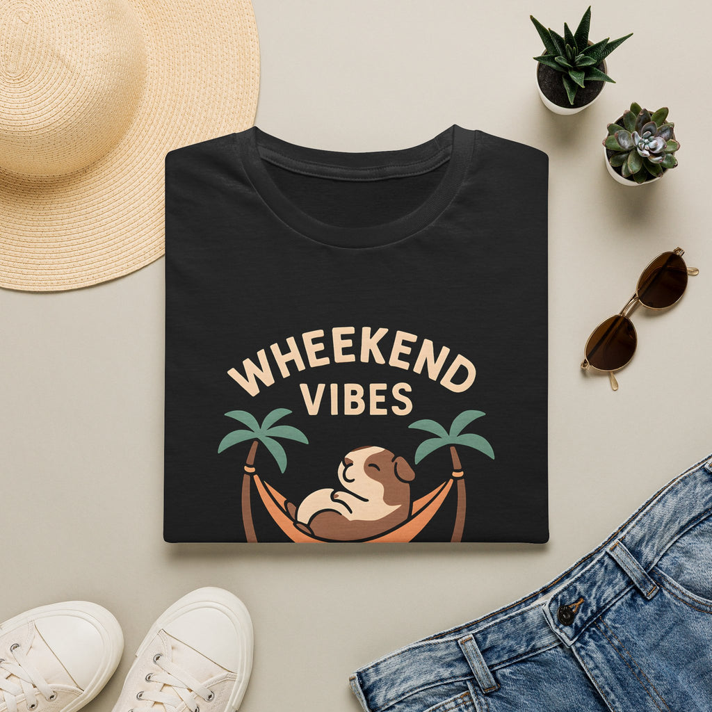 Wheekend Vibes Guinea Pig – Supersoft Unisex T-Shirt