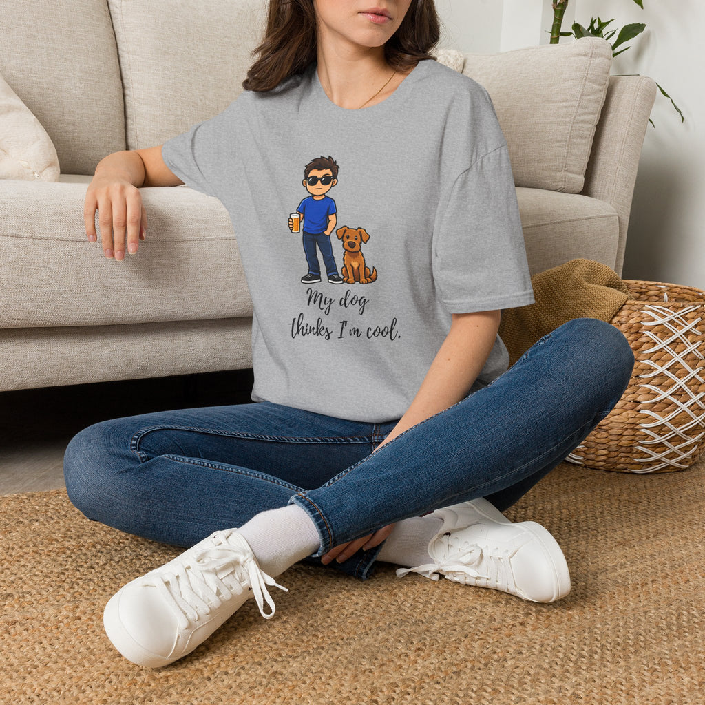 Beer, Dogs and Dudes - My Dog Thinks I'm Cool - Supersoft Unisex T-shirt