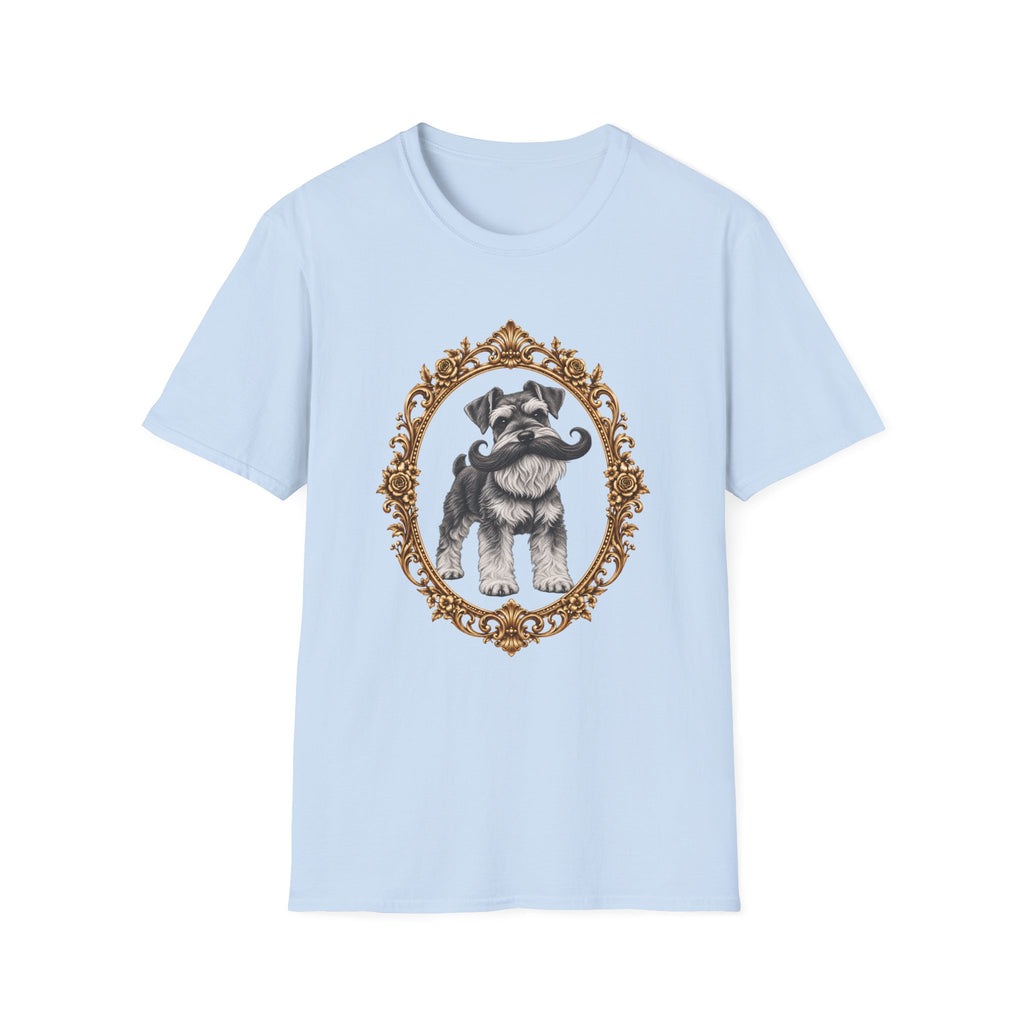 The Distinguished Sir Reginald Whiskers – Miniature Schnauzer - Supersoft Unisex T-shirt