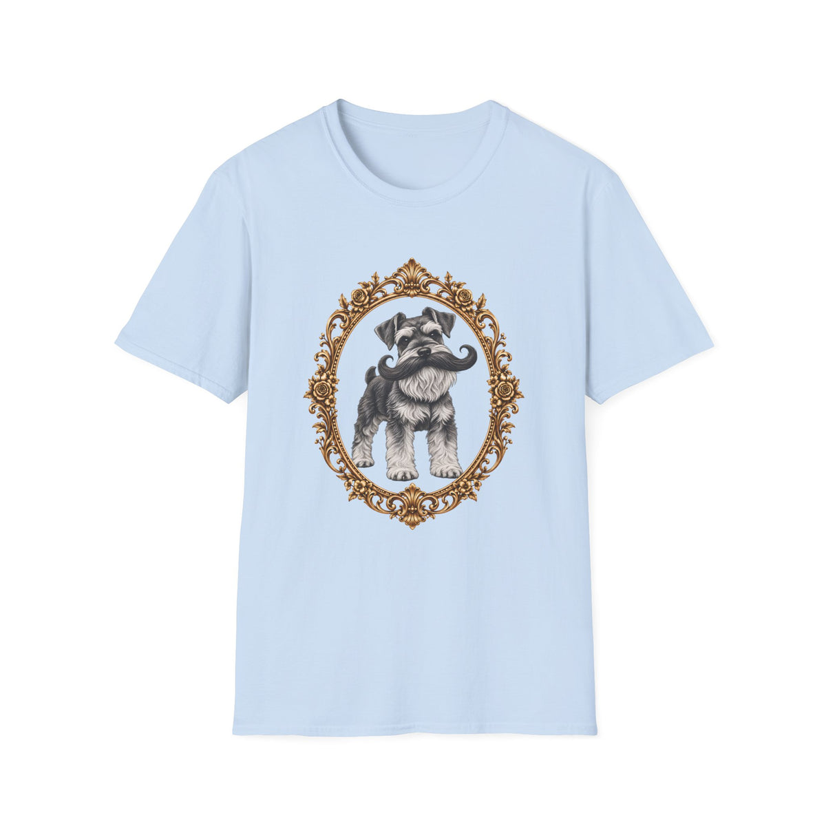 The Distinguished Sir Reginald Whiskers – Miniature Schnauzer - Supersoft Unisex T-shirt