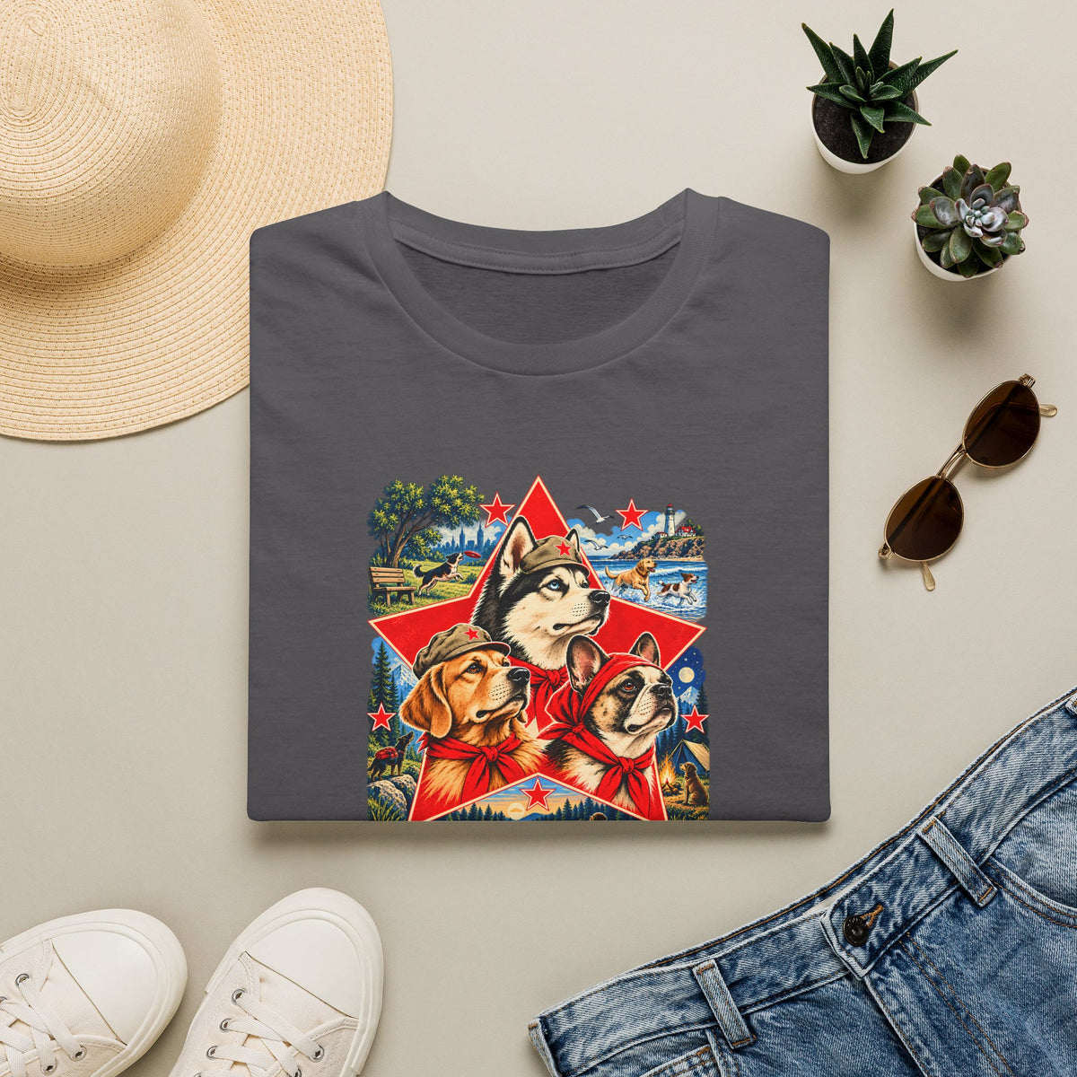 Dig for Victory, Comrade! – The Great Canine Revolution - Supersoft Unisex T-shirt