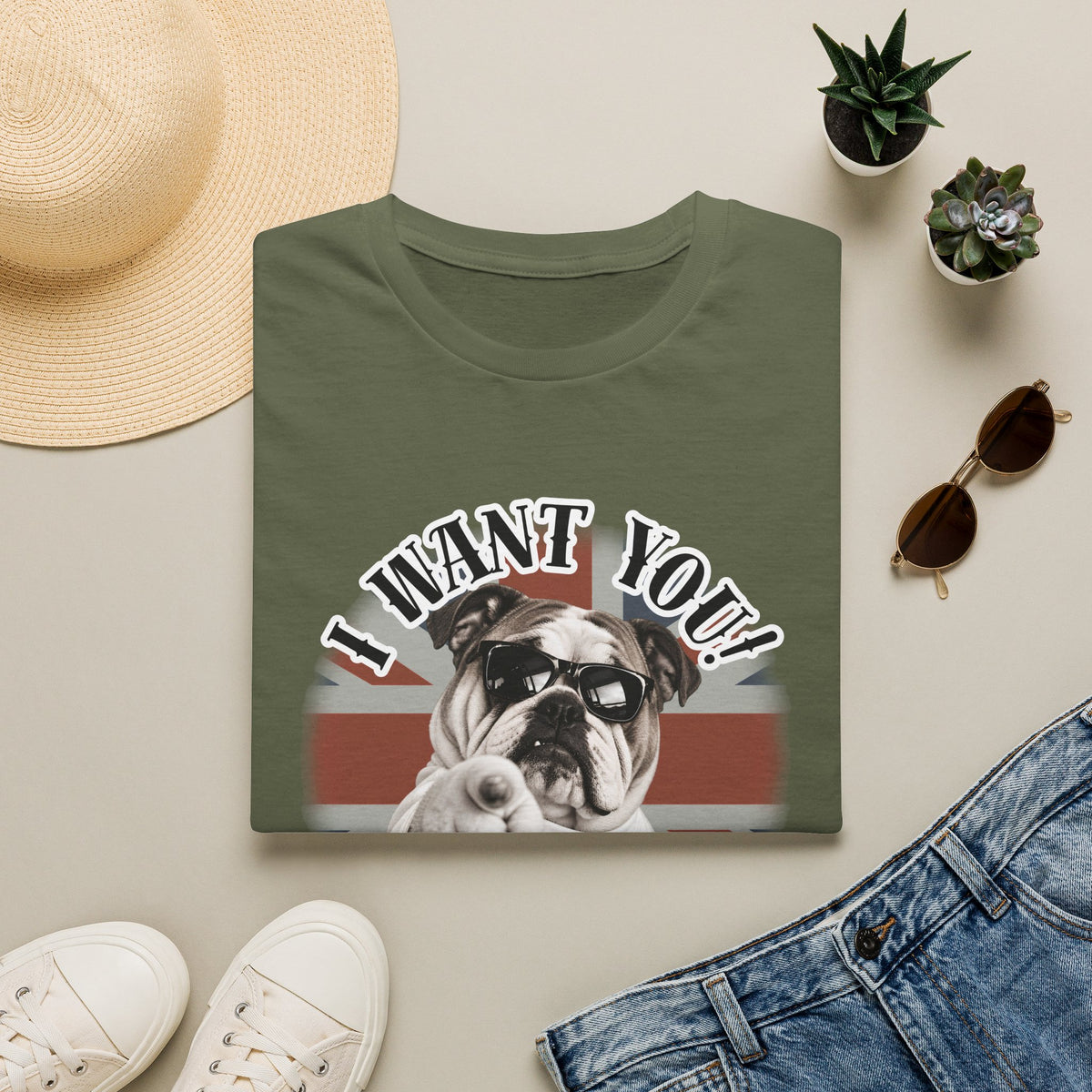 I WANT YOU!...To Pay the Cheese Tax! – British Bulldog - Supersoft Unisex T-shirt