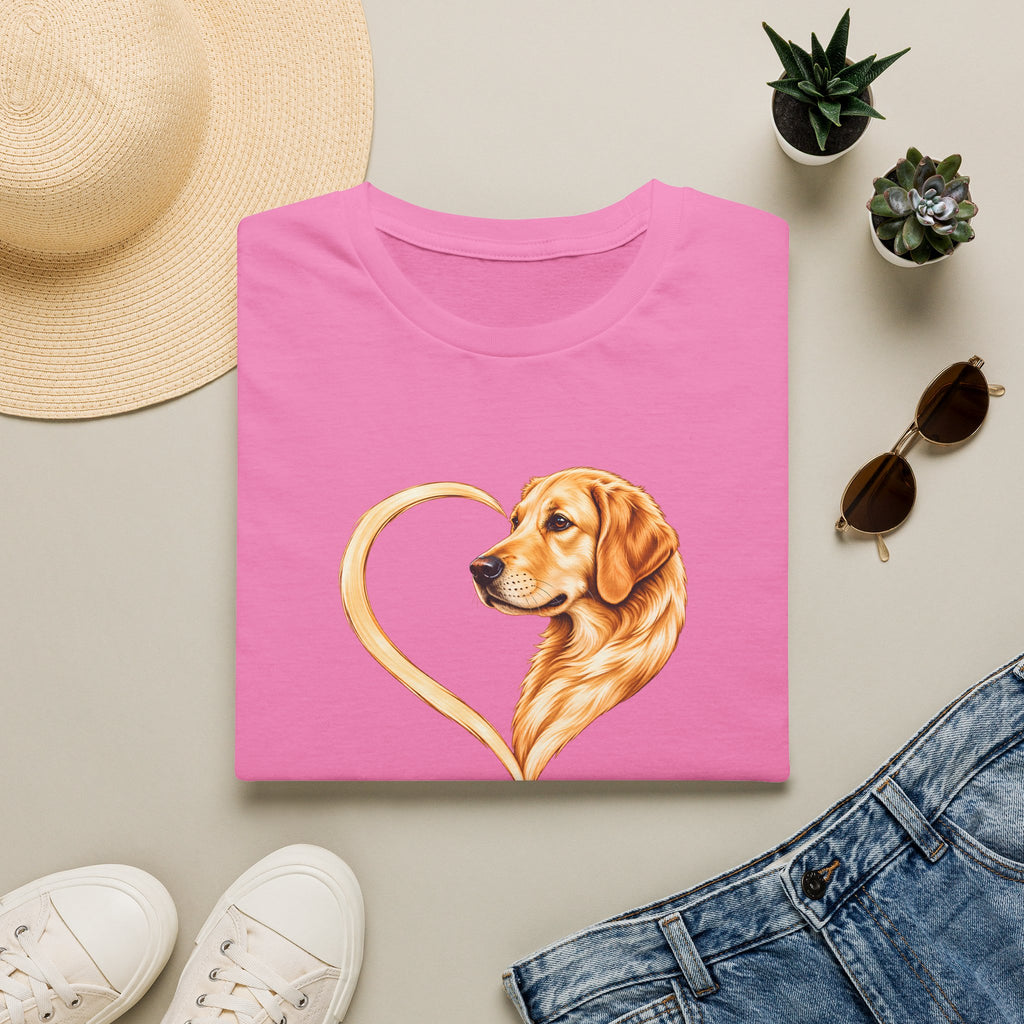 A Heart of Gold - Golden Retriever - Supersoft Unisex T-shirt