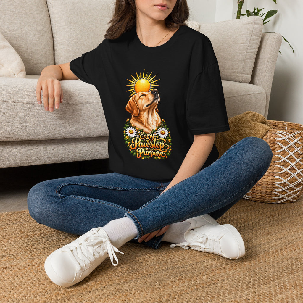 Every Pawstep Has Purpose - Labrador - Supersoft Unisex T-shirt