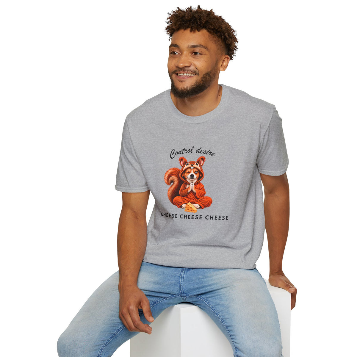 Good Boy's Guide to Enlightenment – Cheese Cheese Cheese –  Supersoft Unisex T-Shirt