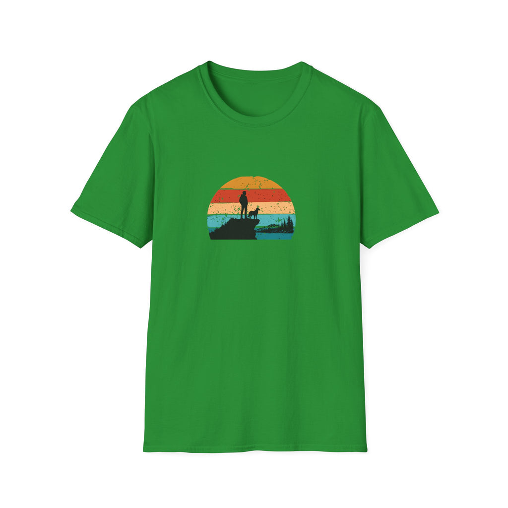 The Best View Comes With a Dog –  Supersoft Unisex T-Shirt