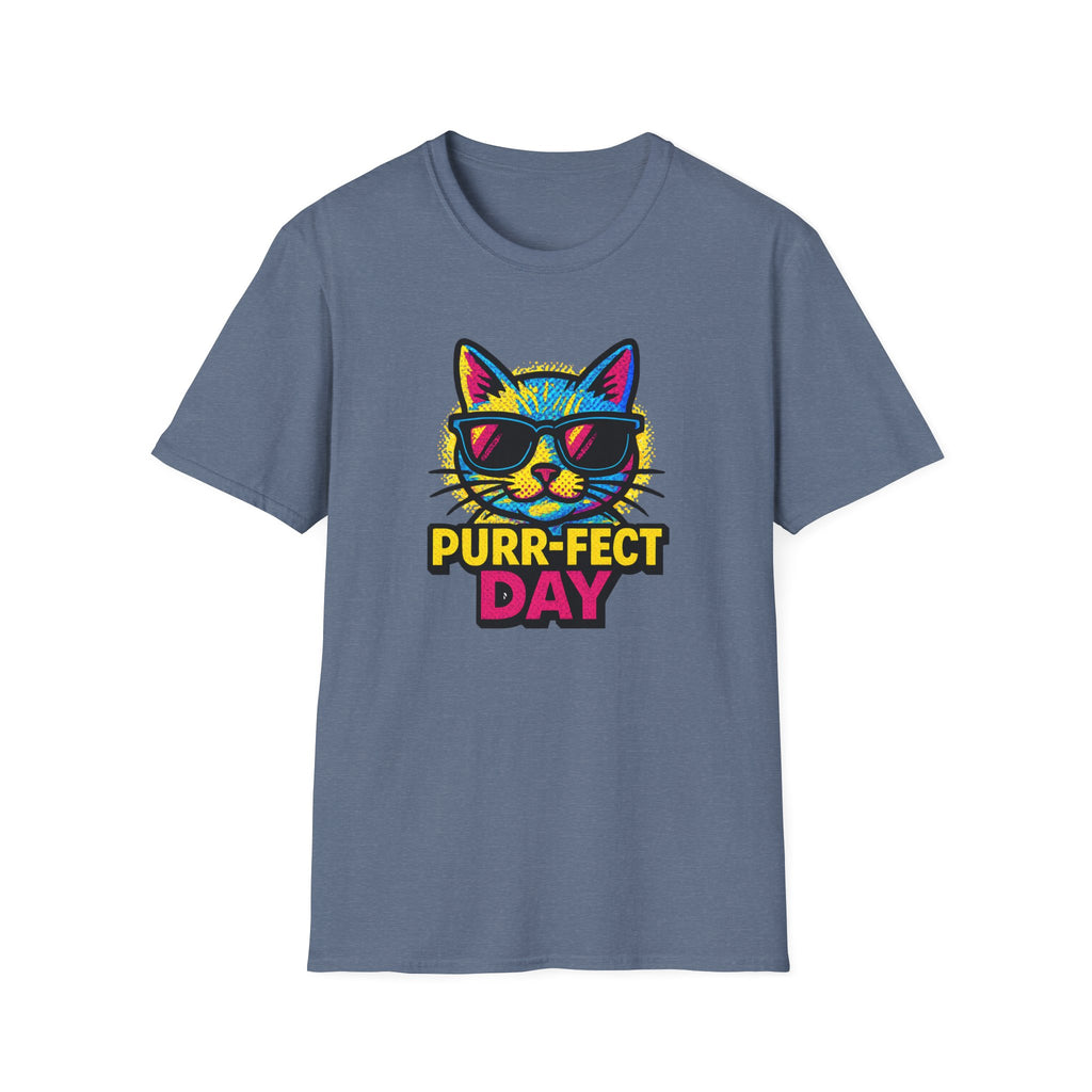 Purr-Fect Day Cat –  Supersoft Unisex T-Shirt