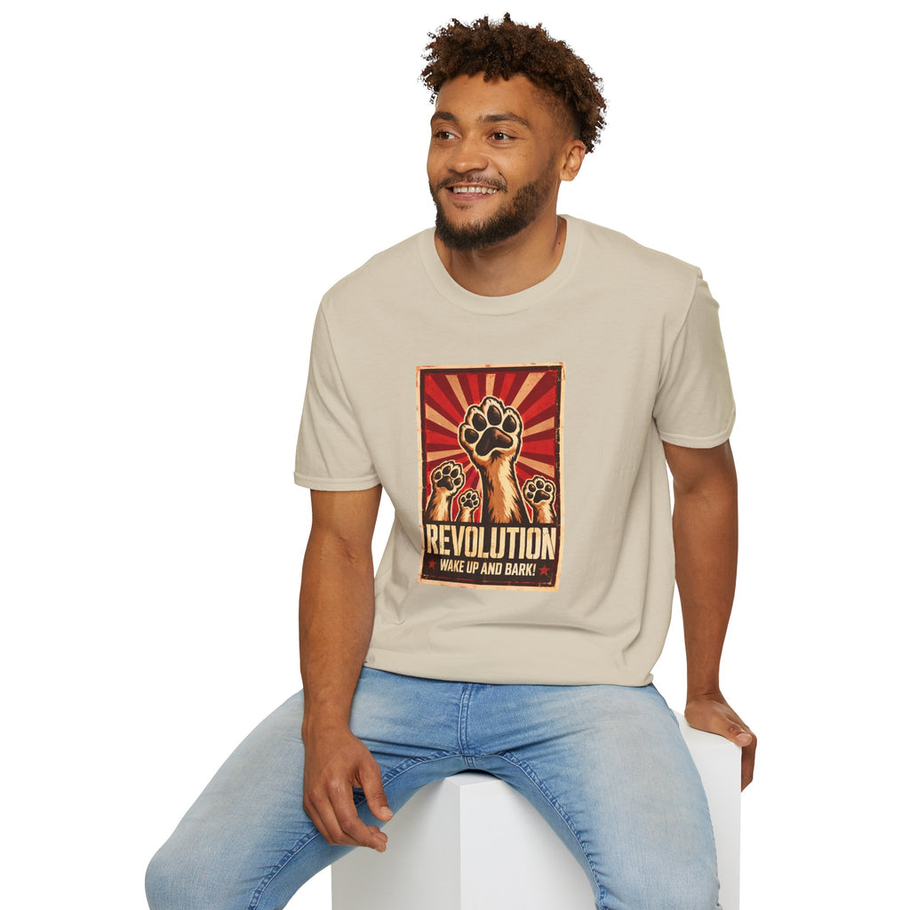 Revolution: Wake Up and Bark! - The Great Canine Uprising - Supersoft Unisex T-shirt