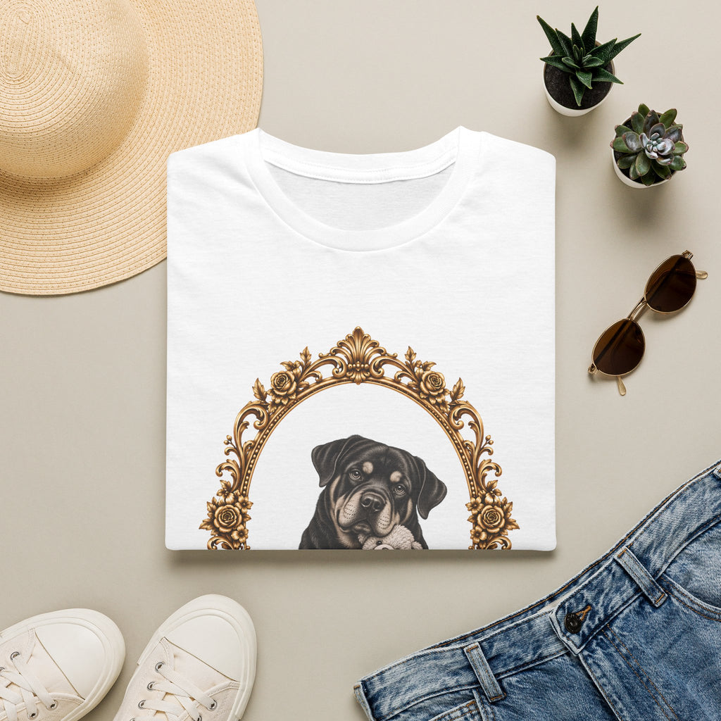 The Gentle Giant – Rottweiler & Teddy Bear - Supersoft Unisex T-shirt