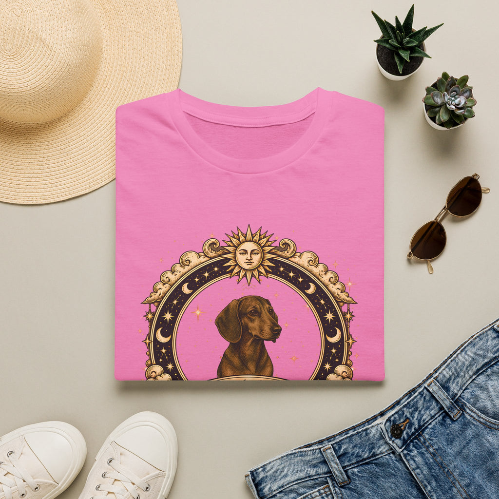 Zodiac Aquarius Dachshund - Dog Horoscope Star Sign - Supersoft Unisex T-shirt