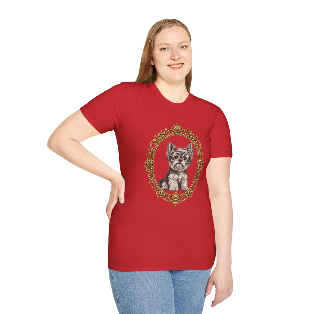 The Flying Yorkie – Yorkshire Terrier - Supersoft Unisex T-shirt