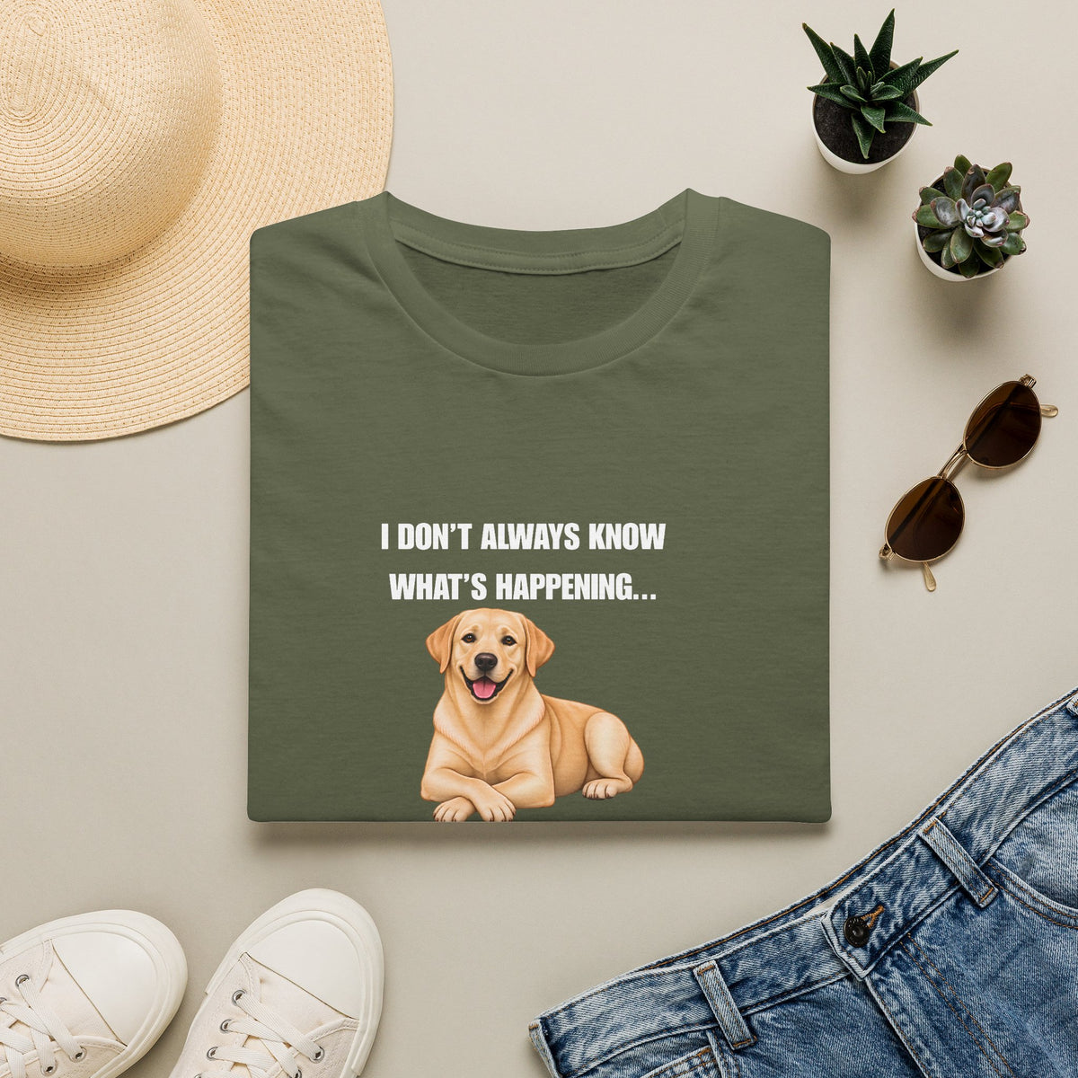 I Don’t Always Know What’s Happening...But When I Do, I’m Still Confused - Labrador Supersoft Unisex T-Shirt