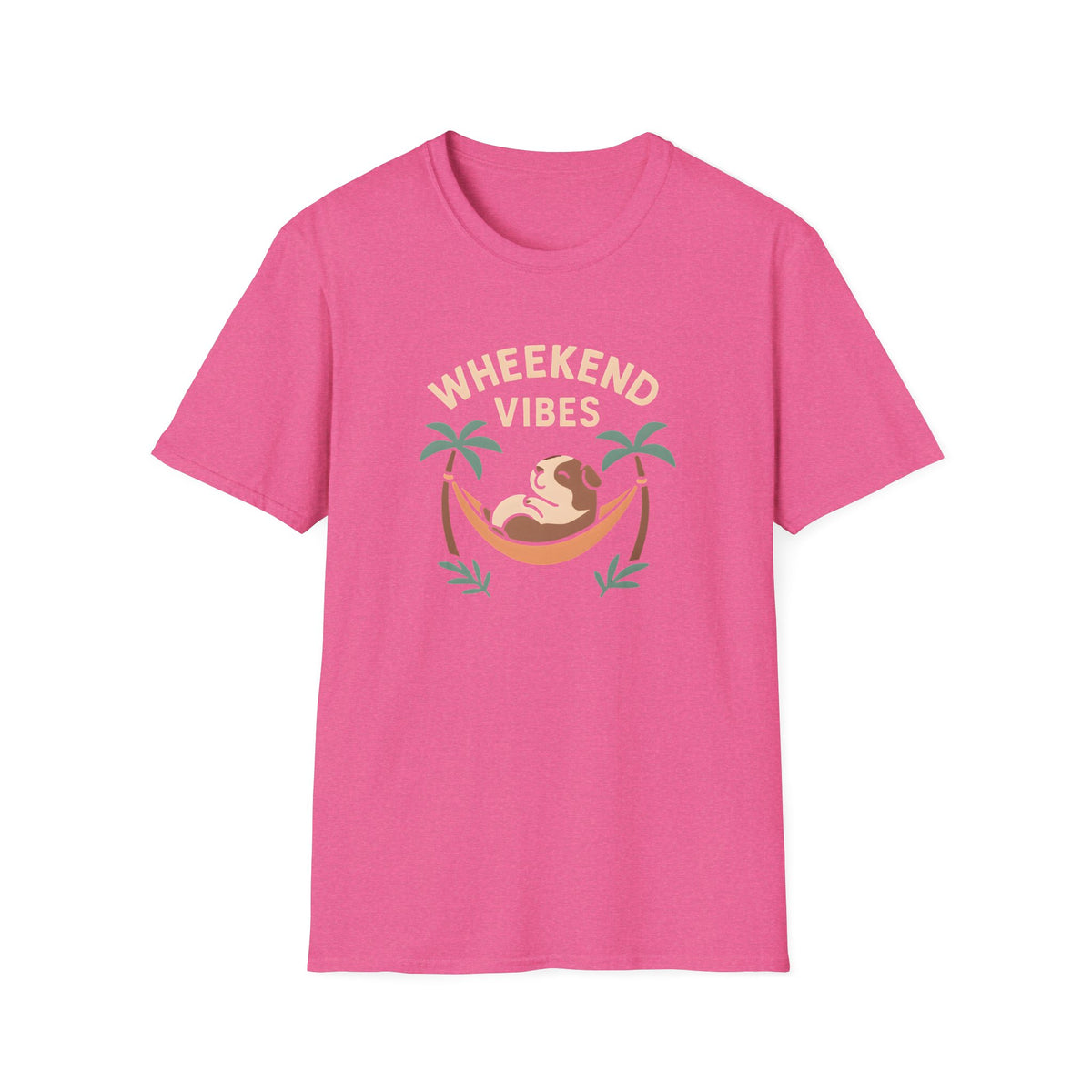 Wheekend Vibes Guinea Pig – Supersoft Unisex T-Shirt