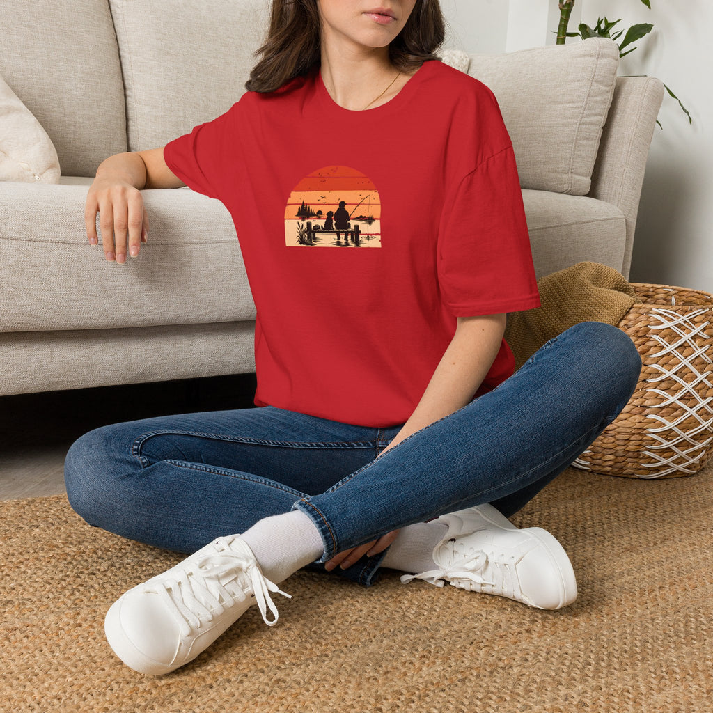 Gone Fishing…Brought the Dog –  Supersoft Unisex T-Shirt