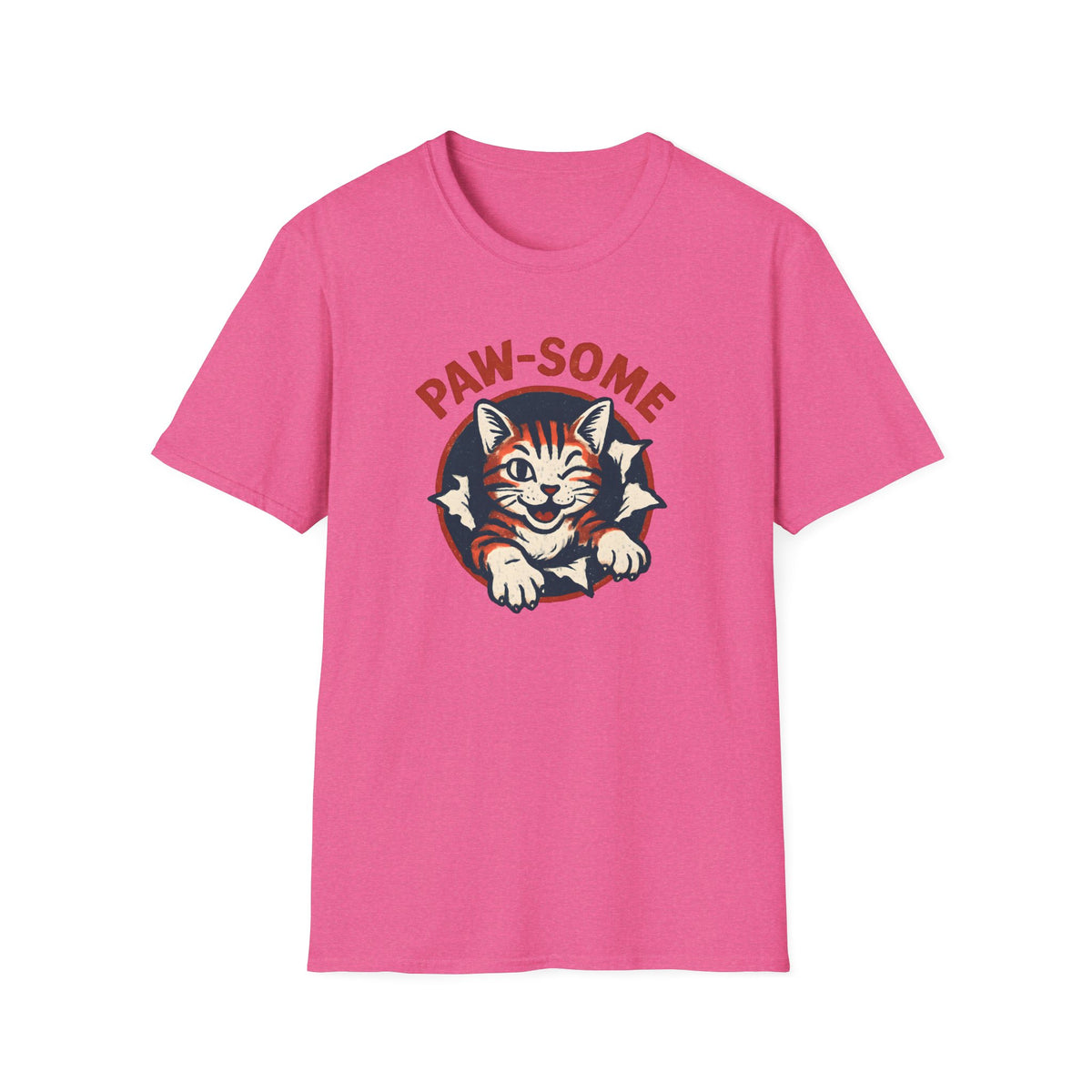 Paw-some Cat –  Supersoft Unisex T-Shirt