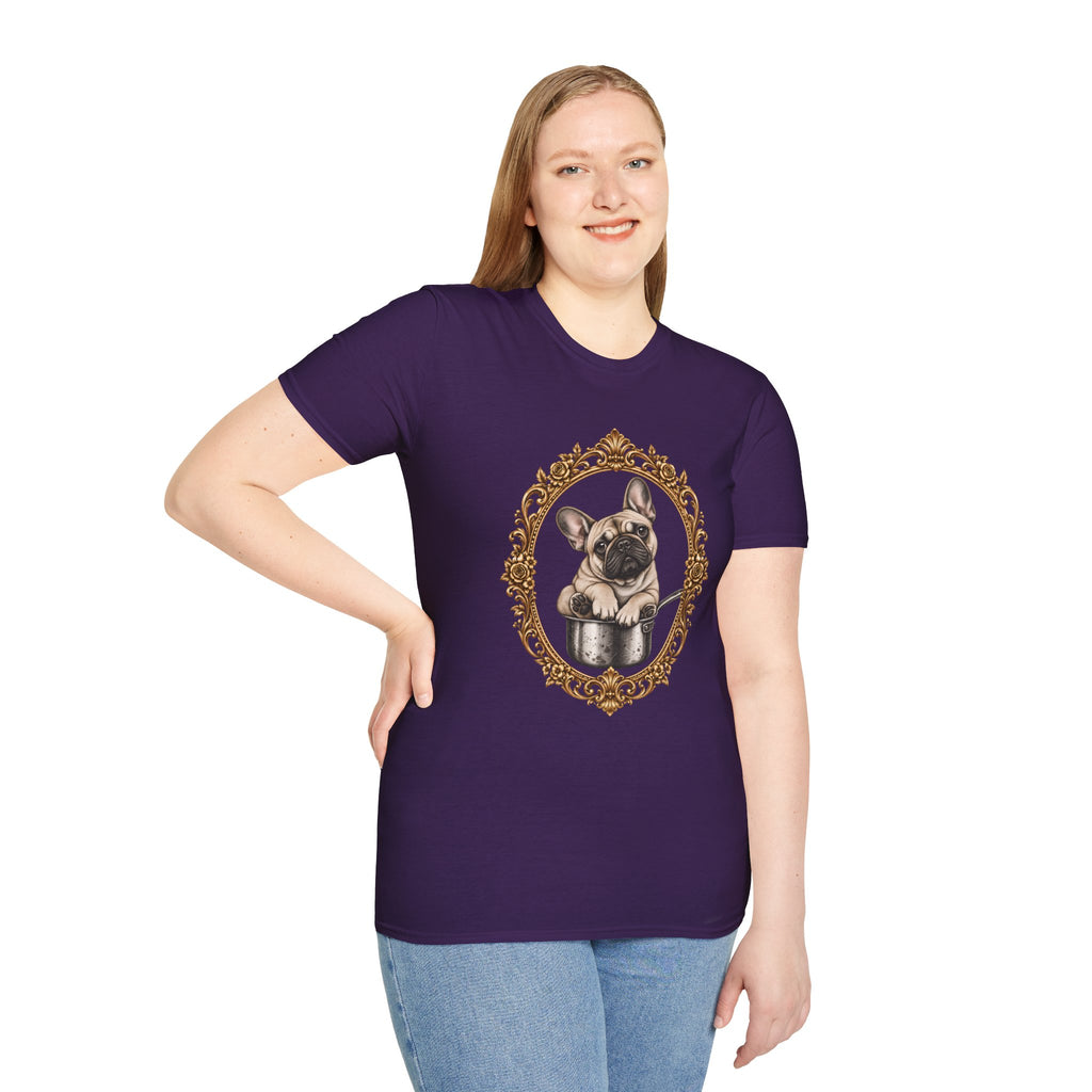 The Duke of Dinner – French Bulldog - Supersoft Unisex T-shirt