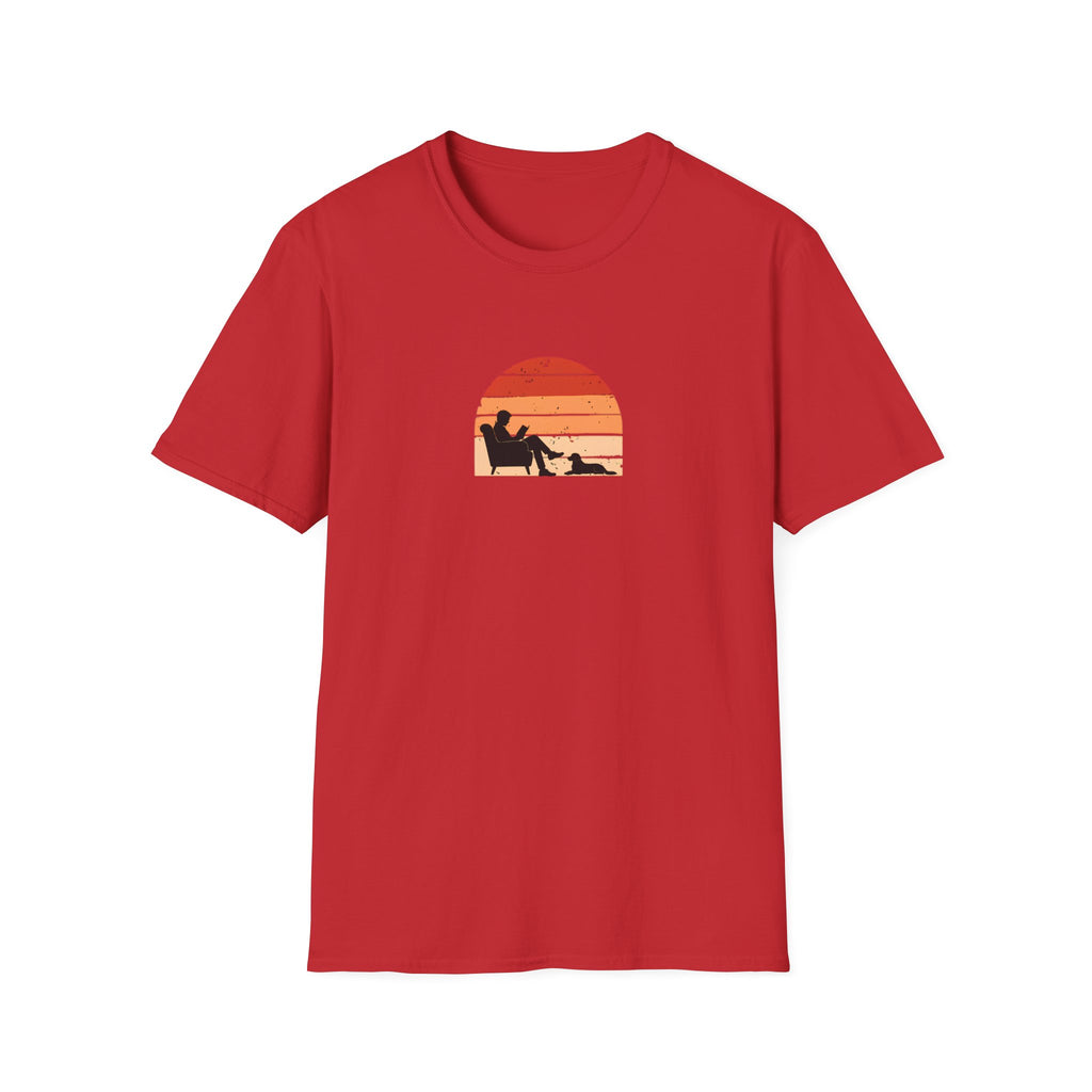 A Good Book & My Best Friend –  Supersoft Unisex T-Shirt