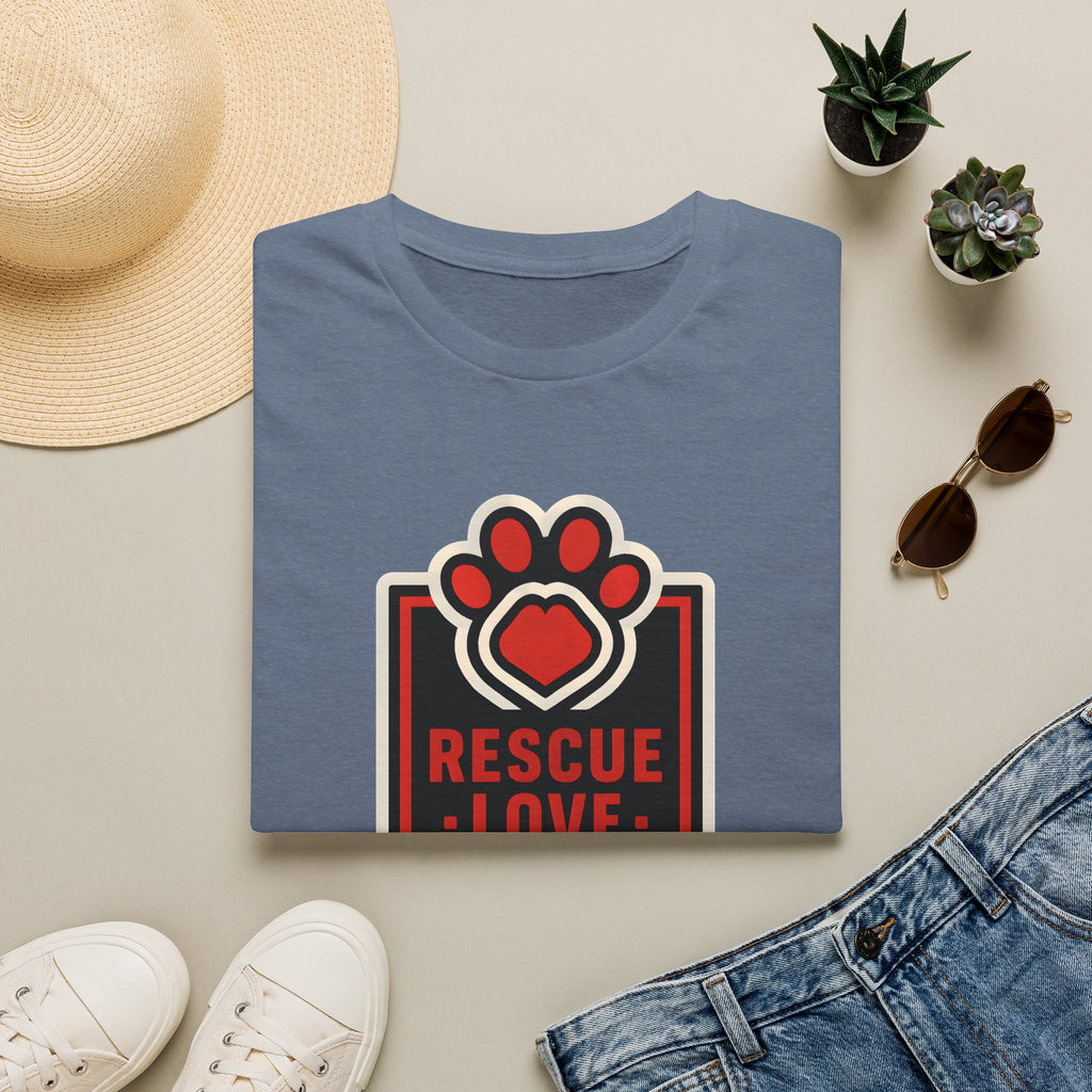 Rescue Love Repeat –  Supersoft Unisex T-Shirt