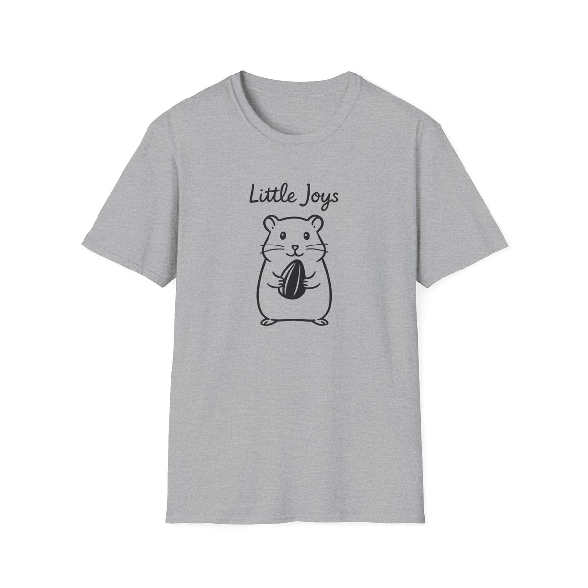 Hamster Silhouette –  Supersoft Unisex T-Shirt