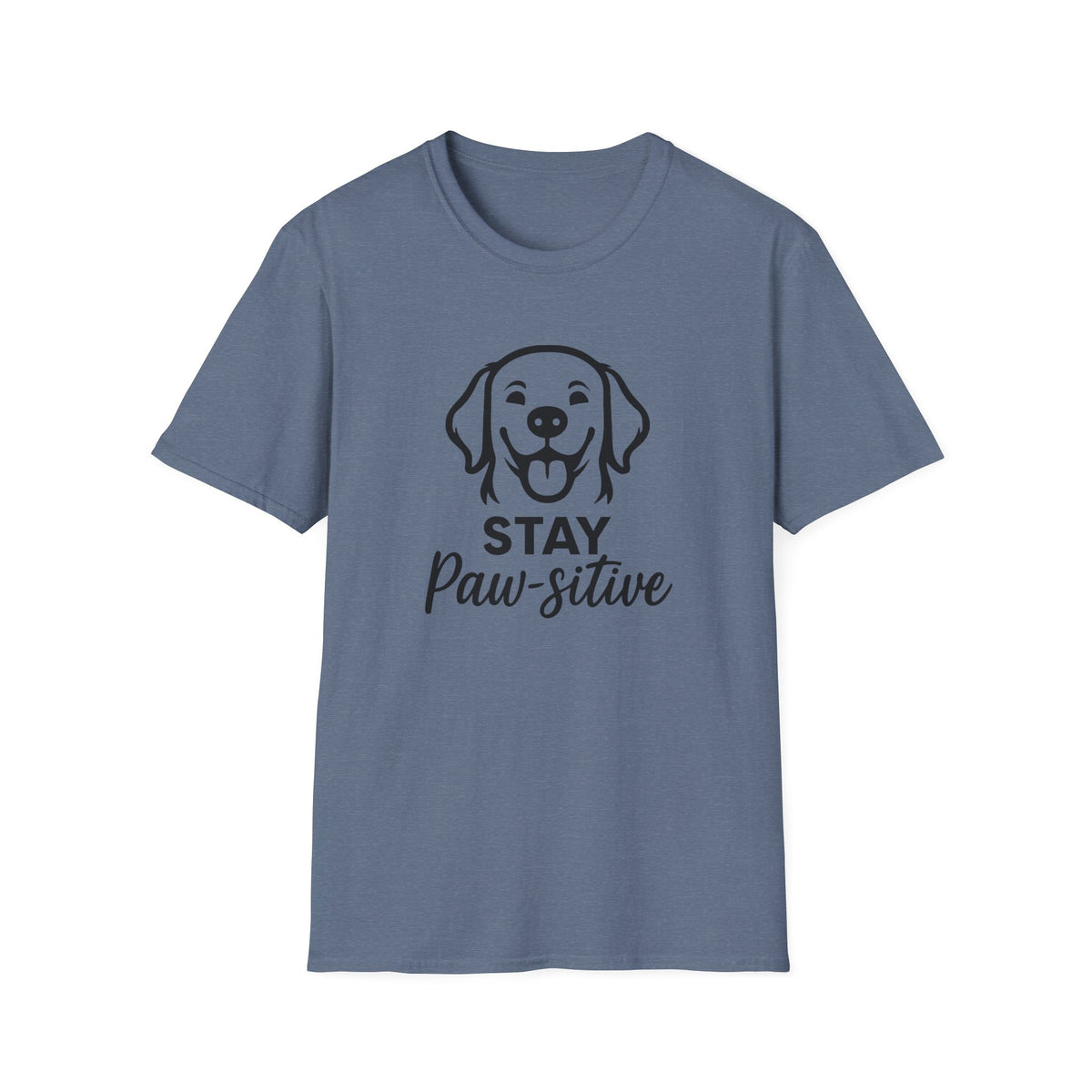 Stay Paw-sitive Labrador –  Supersoft Unisex T-Shirt