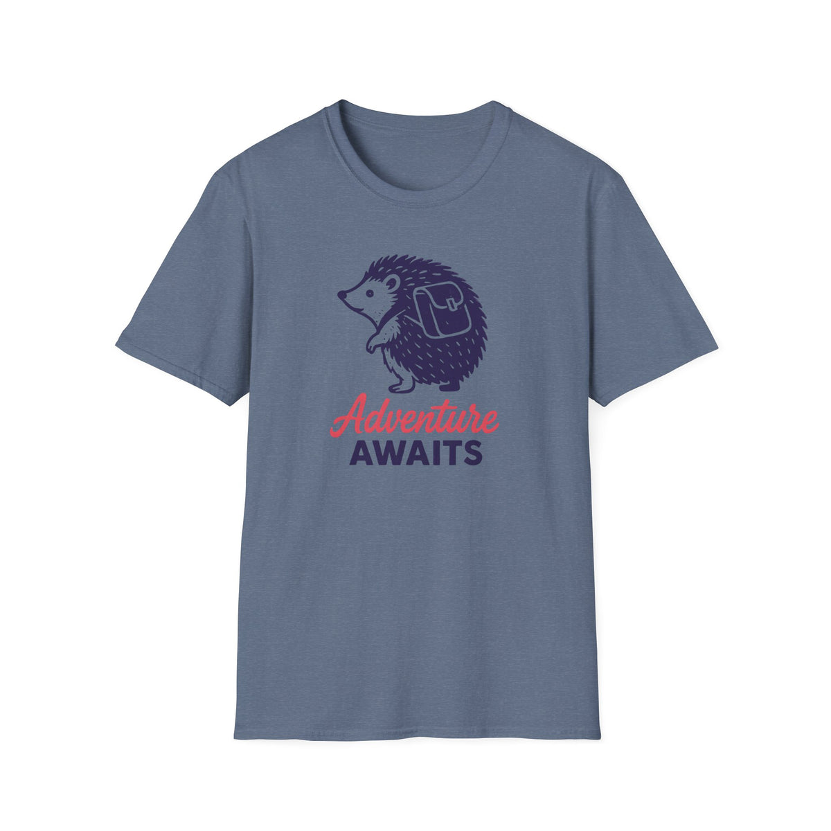 Adventure Awaits Hedgehog –  Supersoft Unisex T-Shirt