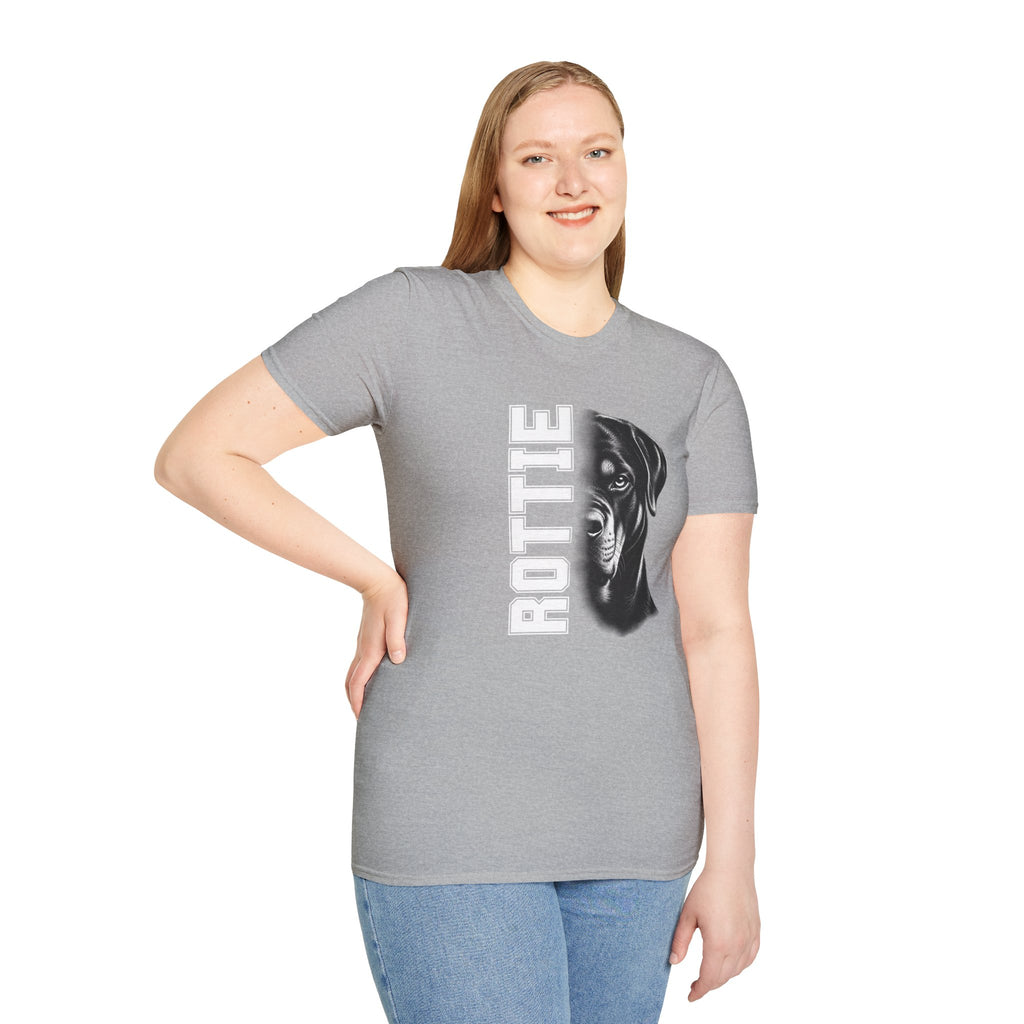 Rottweiler On Duty - Supersoft Unisex T-shirt