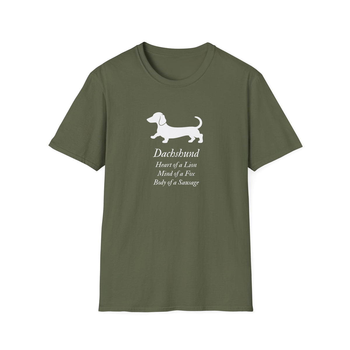 Heart of a Lion - Dachshund – Supersoft Unisex T-Shirt